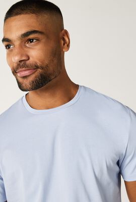 Corted Cotton T-Shirt, Light Blue, hi-res